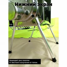 Печь походная Турист 15 литров с 3D экраном