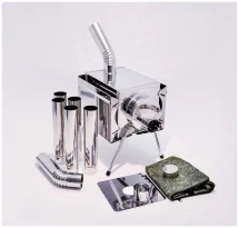 Печь походная Пошехонка малая с 3D экраном