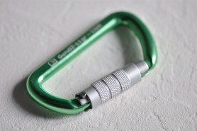 Карабин стальной GURU Typhoon TWL, GURU (вспомогательный, не для страховки)