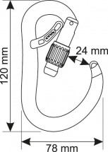 Карабин Atom Belay Lock, CAMP