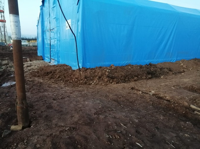 Палатка для ремонта техники АНГАРа - 300 (площадь 300 кв.м.)