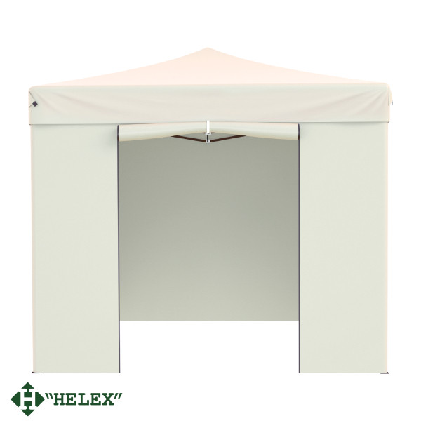 Тент-шатер Helex 23101, (раскладывается гармошкой) 3х3м полиэстер, бежевый