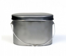 Котелок высокий 16,5 л титановый крышка без ручек Роза Ветров