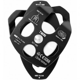 Блок-ролик двойной Twin алюминиевый, KONG