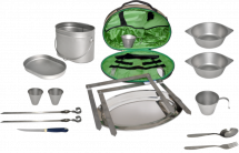 Набор &amp;quot;Пикник на двоих&amp;quot; (титан), Роза Ветров