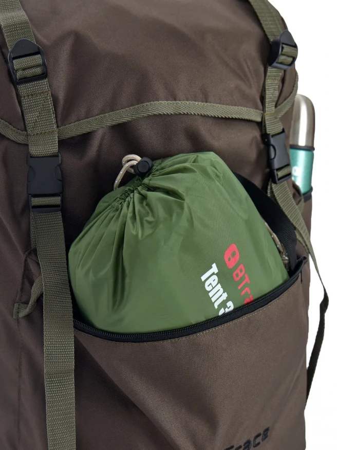 Рюкзак туристический Donkey, Зеленый, 50 л, Btrace